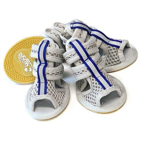 アライブ L'ange DOGメッシュサンダル グレーM