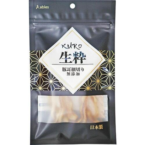 国泰ジャパン KURO生粋豚耳細切り無添加30g