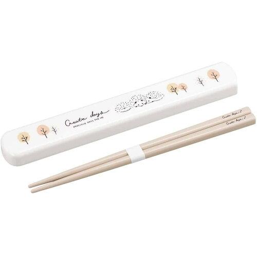 OSK 【hedgehog】 引フタ箸箱セット19.5cm ＜日本製＞ (127717)【入数:5】