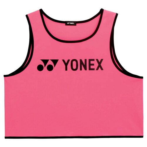 YONEX ヨネックス ヨネックス ユニビブス 品番:FW4003 色:シャインピンク(706)(4.0)