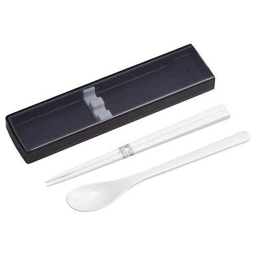 OSK ≪新商品≫【カームカラー】 引フタコンビ 箸＆スプーンセット ＜日本製＞ (132261)【入数:60】