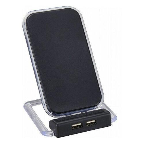 アイトック 2USBポート付ワイヤレス充電器 アスタブ 6169-23