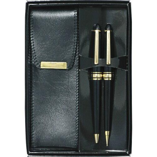 エコレザーペンケースギフト メタルリングレトロ BR-JW8838B