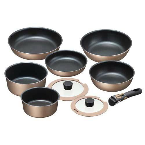 和平フレイズ 取っ手が取れる 鍋6点セット (1034359)【入数:2】