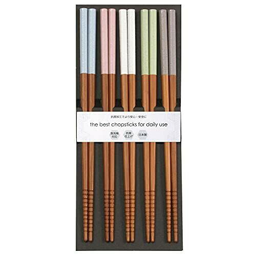 サンライフ 来客用抗菌箸 スス竹ふわり 5P (S-03696)【入数:200】