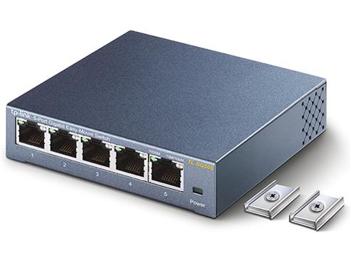 TP-LINK 5ポート マグネット付き Giga 10/100/1000Mbps スイッチ 金属製筐体(TL-SG505 JP)