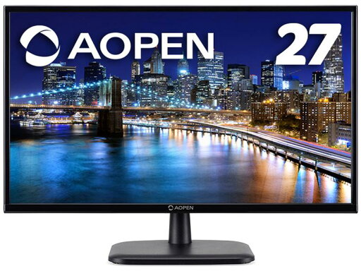 AOPEN 液晶ディスプレイ CV1シリーズ (27型ワイド/1920×1080/HDMI、ミニD-sub/ブラック/スピーカー非搭載/VA/非光沢)(27CV1Hbi) AOPEN 液晶ディスプレイ CV1シリーズ (27型ワイド/1920×1080/HDMI、ミニD-sub/ブラック/スピーカー非搭載/VA/非光沢)(27CV1Hbi)