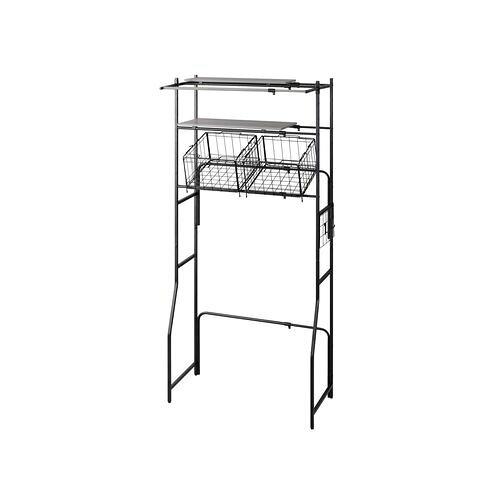 IRISOHYAMA アイリスオーヤマ バスケット付き伸縮スタイルランドリーラック BSSL-860R