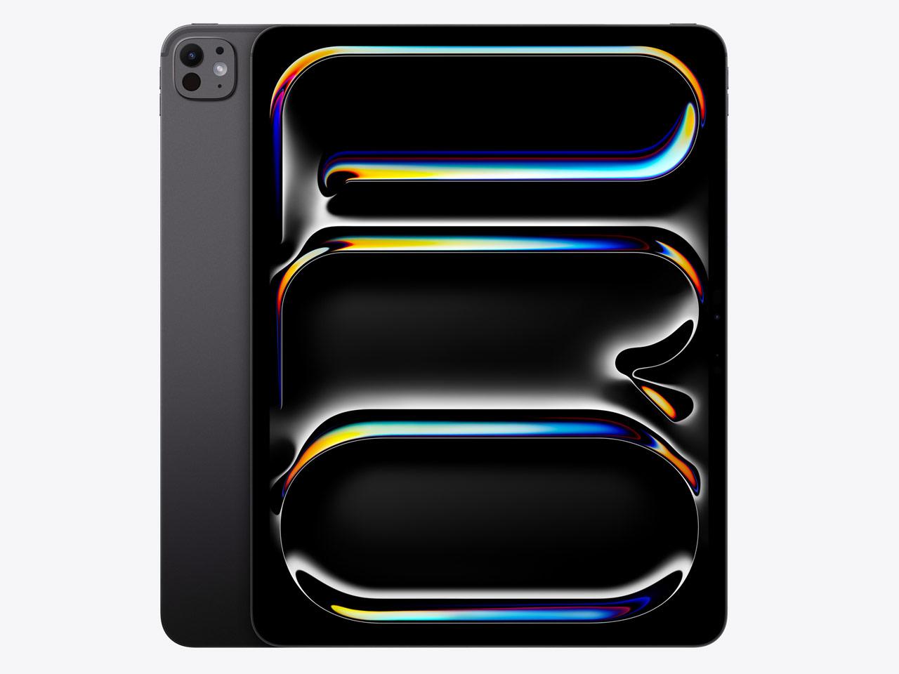 APPLE アップル MVX43J/A APPLE iPad Pro iPadOS 17 13.0型(インチ) 2752×2064 Apple M4 8GB SSD 512GB Wi-Fiモデル Bluetooth v5.3 500〜600g ブラック系
