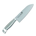 富士カトラリー Narihira PRO シリコンリング付オールステンレス 三徳165mm (2350957)【入数:36】