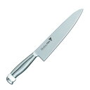 富士カトラリー Narihira PRO シリコンリング付オールステンレス 牛刀210mm (2350969)【入数:36】
