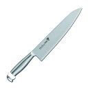 富士カトラリー Narihira PRO シリコンリング付オールステンレス 牛刀240mm (2350975)【入数:36】