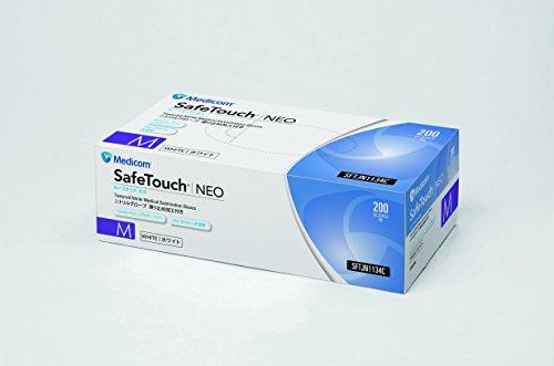 A.R.メディコムインク・アジアリミテッド セーフタッチ ネオ ニトリルグローブ Mサイズ ホワイト(200枚入)