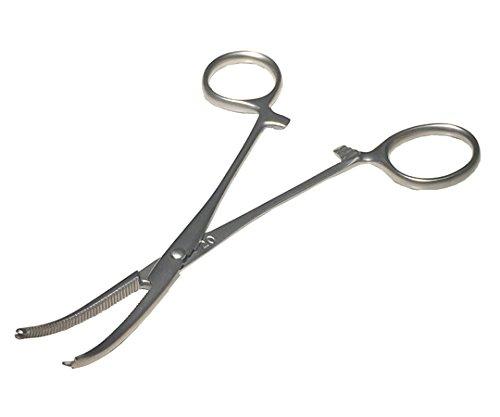 アズワン 止血鉗子(ハズシ) 有鈎反 180mm F-2D(大) 1本