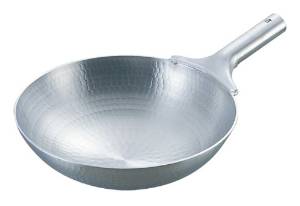 中尾アルミ製作所 アルミ 打出 中華片手鍋 36cm 197900 1個