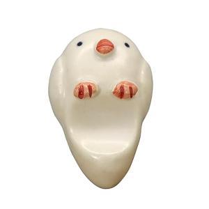カネ三 白文鳥 箸置 (K4576)【入数:3】