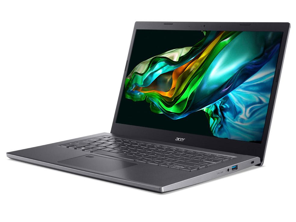 ACER エイサー A514-55-H78Y ACER Aspire 5 Windows 11 Home 14.0型（インチ） Core i7 メモリ8GB SSD 512GB 1920×1080 Webカメラ有り Bluetooth v5.0 Office無し 1.0～1.5kg グレー系