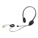 BUFFALO バッファロー 両耳ヘッドバンド式ヘッドセット ブラック(BSHSH14BK)