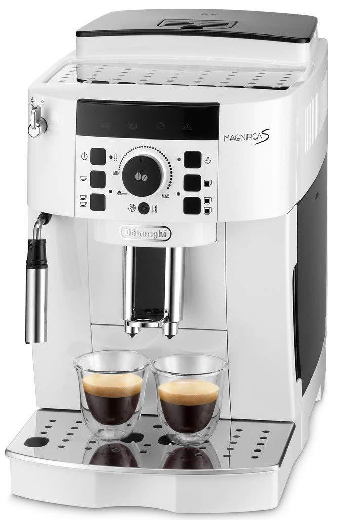 DeLonghi(デロンギ) 【エントリーモデル】デロンギ(DeLonghi) 全自動コーヒーメーカー マグニフィカS ミルク泡立て:手動 ホワイト ECAM22112W