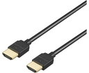 BUFFALO バッファロー HighSpeed HDMIケーブル やわらかタイプ 2m ブラック(BHDY20BK)