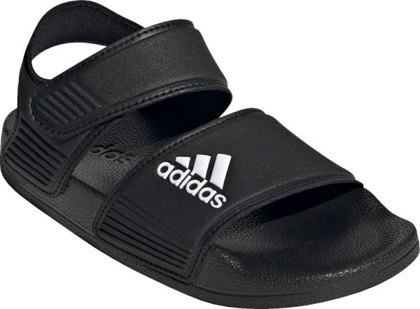 ADIDAS アディダス 31_アディレッタ_SANDAL_K (GW0344) [色 : コアBLK/フットウェア] [サイズ : 190]