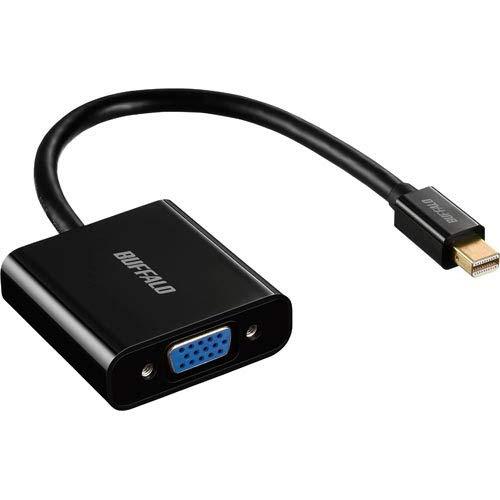 BUFFALO バッファロー miniDP-VGA変換アダプタ ブラック(BMDPVGBK)