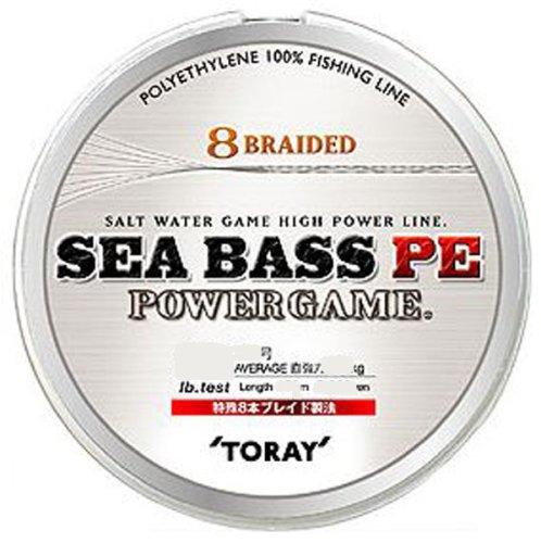 東レ・モノフィラメント 東レ シーバスPE POWER GAME 150Mホワイト 15/0.8