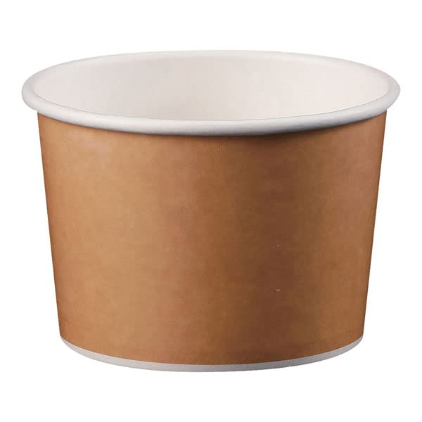 TKG テイケイジイ 遠藤商事 アイス＆スープカップ12オンス　25個入クラフト風　PLAラミ【GUN1203】