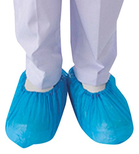 エムテートリマツ シューズカバー　ブルー（100枚入）R21233AX【SKB0601】