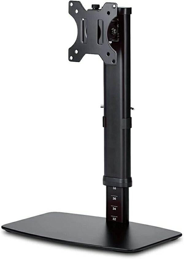 ELECOM エレコム DPA-VL01BK ディスプレイスタンド/昇降タイプ/10段階/ブラック(DPA-VL01BK)