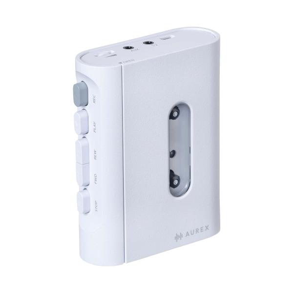 TOSHIBA 東芝 AUREX AX-W10 ワイヤレスカセットプレーヤー Walky(ウォーキー) ホワイト AXW10(AX-W10)