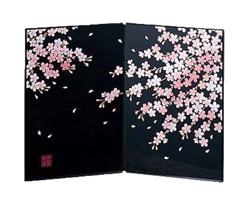 中外陶園 蒔絵屏風(桜・小) (Y2433)