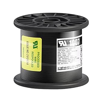Rakuten - 協和ハーモネット KYОWA UL耐熱ビニル絶縁電線 UL1007 AWG24 100M 黒 (UL1007AWG24100MBK 2490)