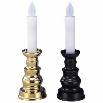 スマイルキッズ 燭台付安心のろうそく (小) ARO-4202 ゴールド