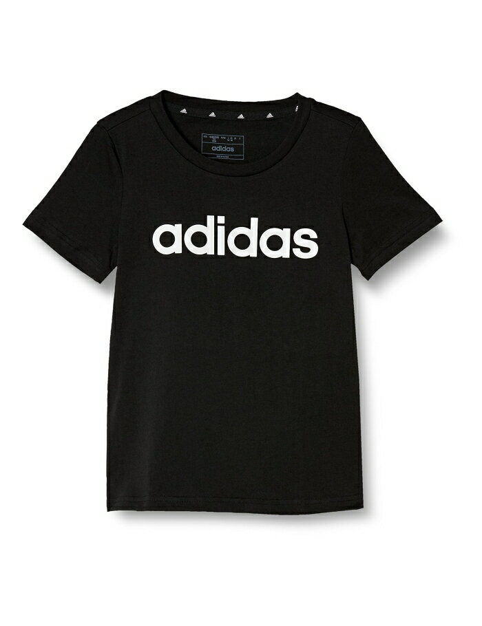 アディダス adidas YATH YG ESS リニア Tシャツ ECK52 色:ブラック/ホワイト(IC3149) サイズ:J160