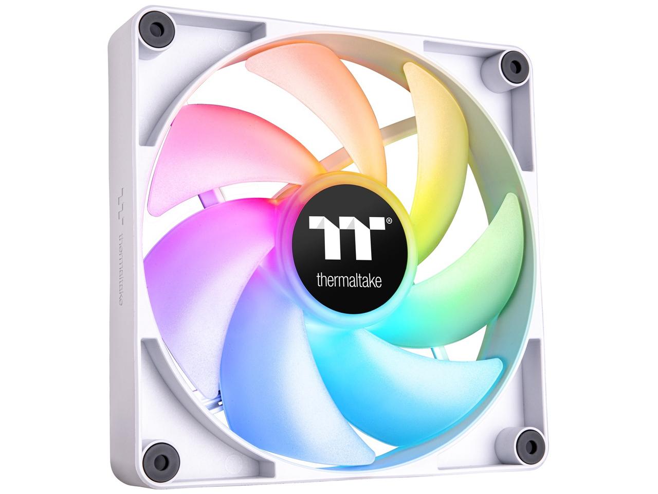 Thermaltake CLF154PL14SWA ケースファンx2 [140mm /1500RPM] CT140 ARGB Sync PC Cooling Fan White 2 Pack ホワイト CL-F154-PL14SW-A