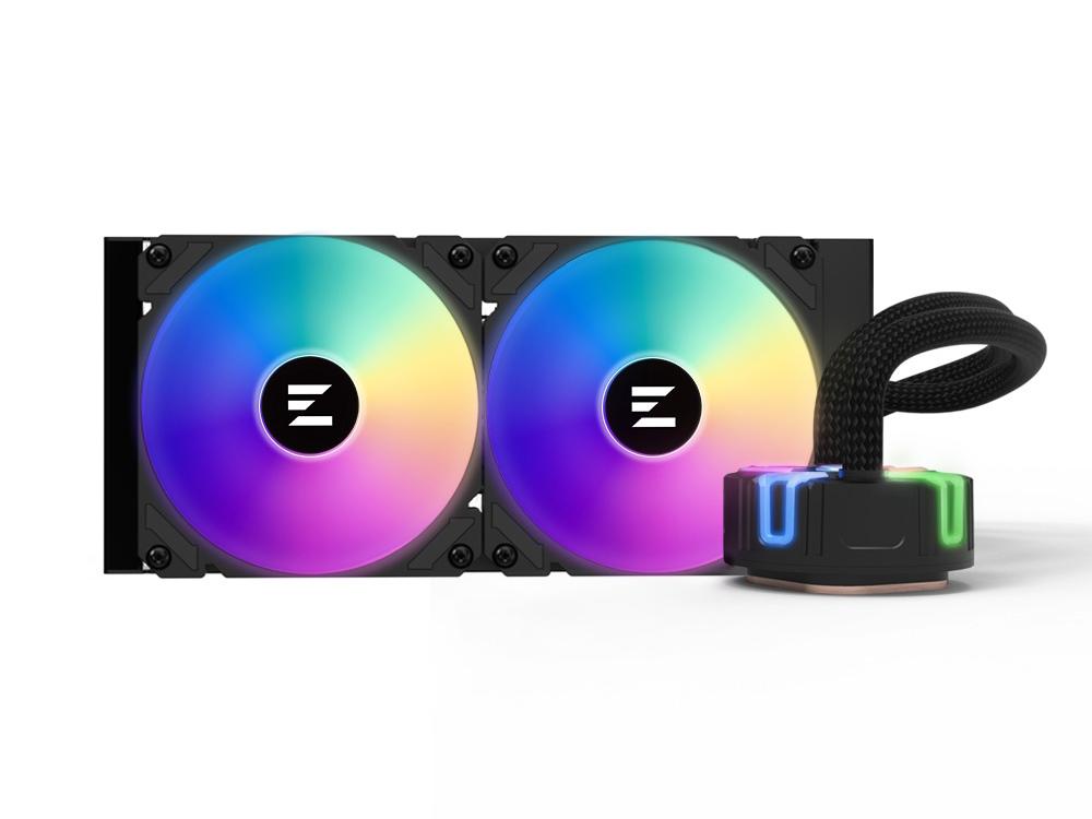 ZALMAN RESERATOR5Z24ARGBBK 水冷CPUクーラー 120mmファンx2 [LGA2066/2011-3/2011/1700/1200/1156/1155/1151/1150・AM5/AM4] Reserator5 Z24 ARGB Black ブラック