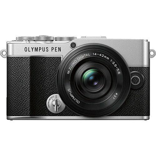 OM�ǥ����륽��塼����� PEN E-P7��14-42mm EZ��󥺥��å� ����С�(E-P714-42MMEZSLV)