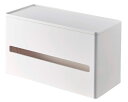 山崎実業(YAMAZAKI) 山崎実業(Yamazaki) 両面 ティッシュケース ホワイト 約W26×D11.5×H14.5cm スマート smart ペーパータオルケース 5876