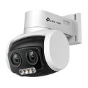 TP-LINK VIGI 4MP屋外用フルカラーデュアルレンズ可変焦点パンチルトネットワークカメラ(VIGI C540V(UN))