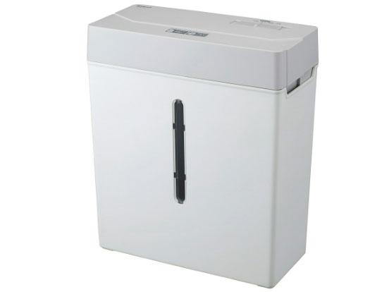 ナカバヤシ NSESC01GY 電動パーソナルシュレッダー クロスカット 最大幅:A4 最大枚数:10枚以下 11L〜20L ホワイト