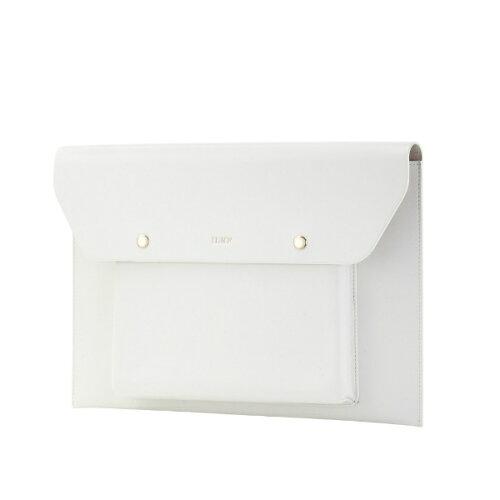 ELECOM エレコム BMIBEM01WHIL ノートパソコン対応 [～14.0インチ] レザーインナーバッグ ILMF(イルムフ) ホワイト BM-IBEM01WH-IL