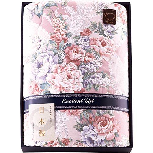 ファクリエ ウール10％入肌掛けふとん　ピンク　 WHF−100