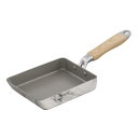 ベストコ 卵焼き器 13×18cm エッグパン IH ガス火 ホワイト 大理石柄 NX-125 MARBLE KITCHEN
