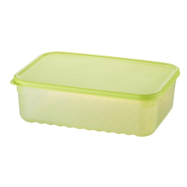 ベストコ 保存容器 3.2L 鮮度保持 長方形 グリーン ロック＆ロック キープフレッシュ 食洗機・電子レンジ 対応 HLE5600NCR