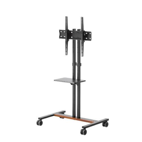 SANWASUPPLY サンワサプライ 32〜55型対応ロータイプディスプレイスタンド(ブラック)【CR-PL60BK】