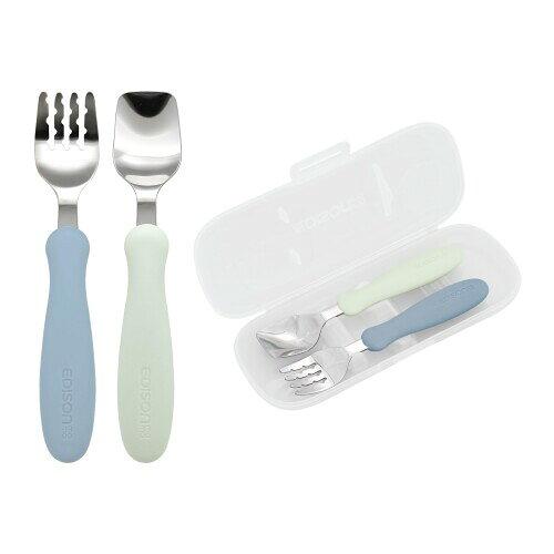 ビリーブ F＆Sケースツキブルーハワイ フォーク＆スプーン ケース付 ブルーハワイ