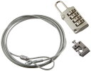 ELECOM エレコム ダイヤル錠 ワイヤーロック ESL-39 1個