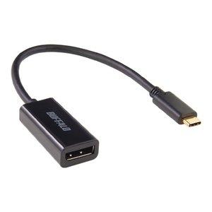 BUFFALO バッファロー ディスプレイ変換アダプタ USB Type-C-DP ブラック(BDCDPBK)