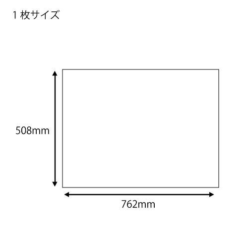 シモジマ(shimojima) HEIKO グラシンペーパー ＜20＞ 半才 50枚 002100005 1パック(50枚入)